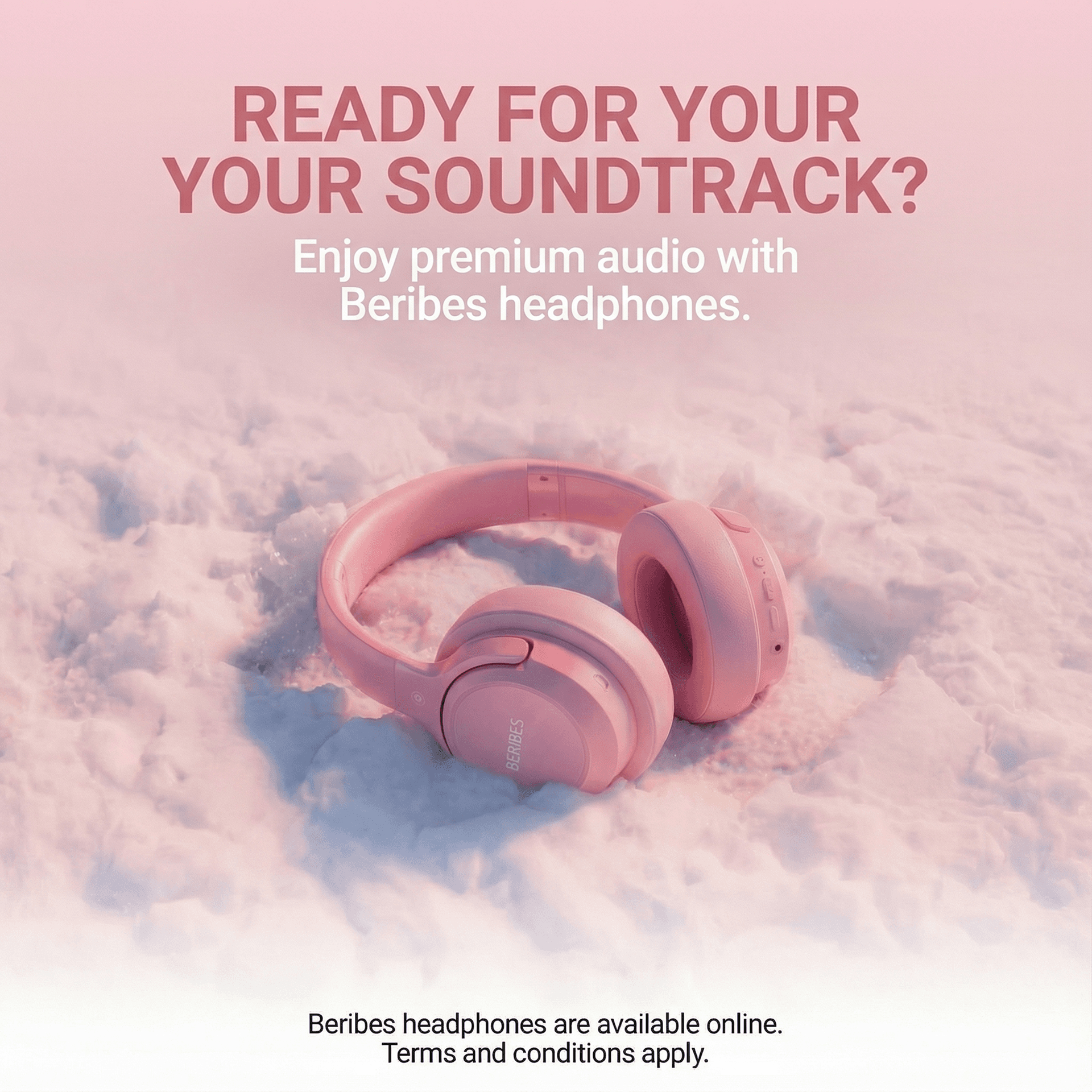 BERIBES Headphones ad created with AdDog