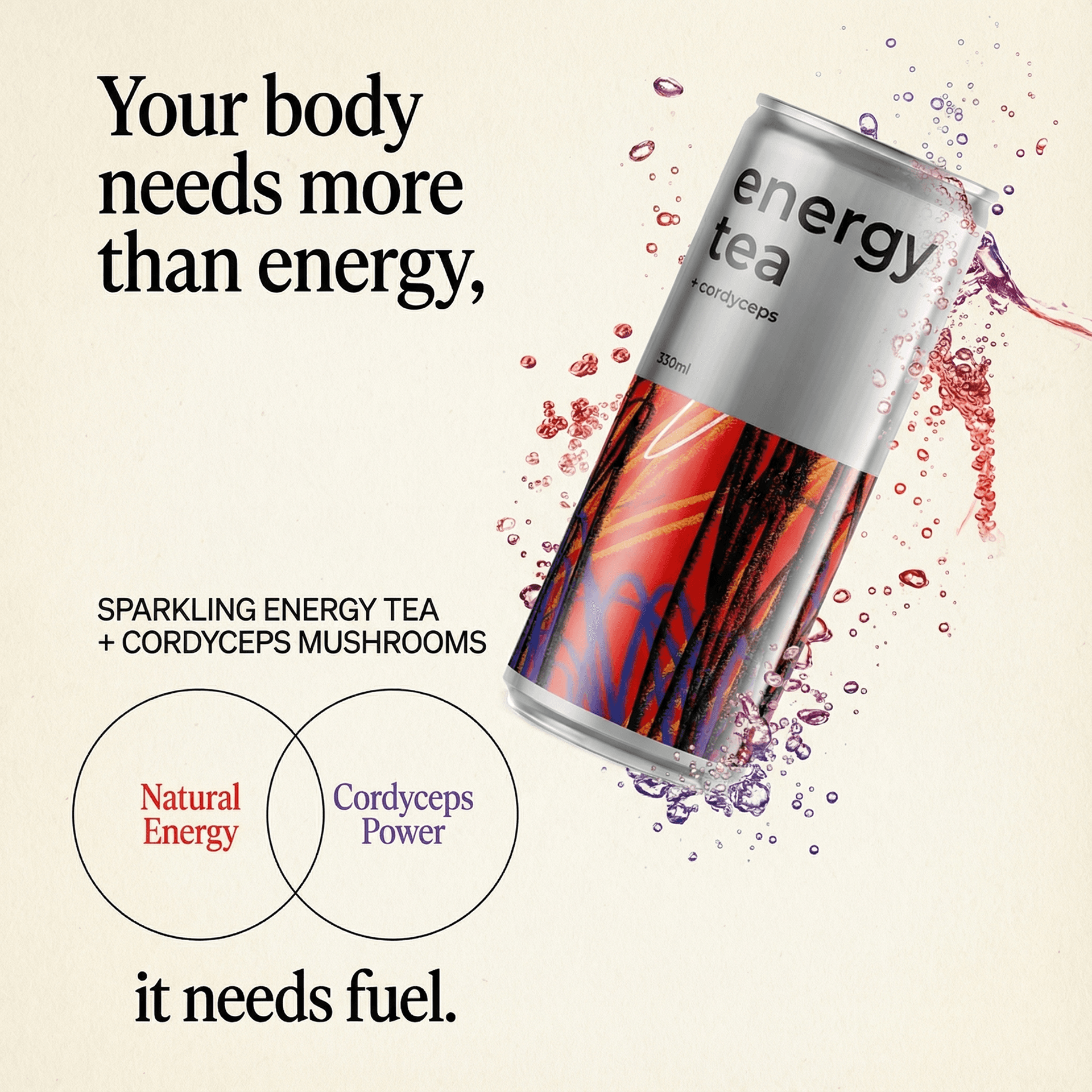 Energy drink ad created with AdDog