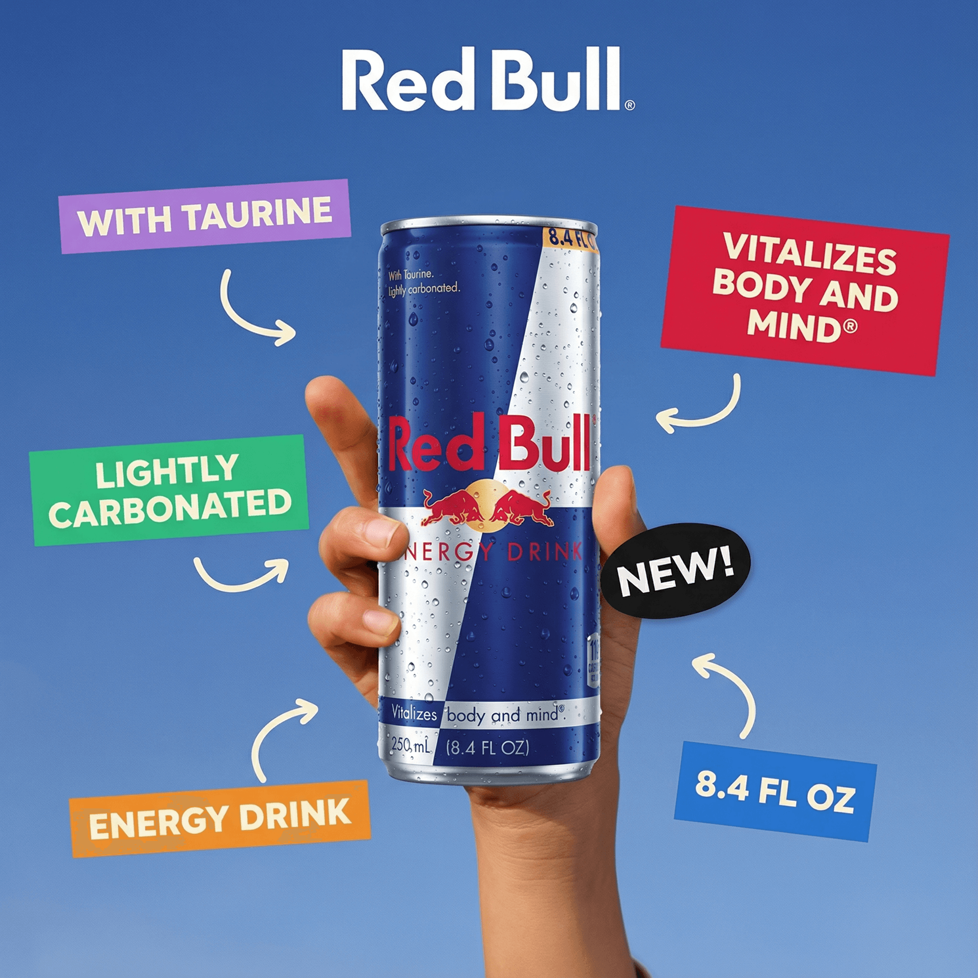 Red Bull ad created with AdDog