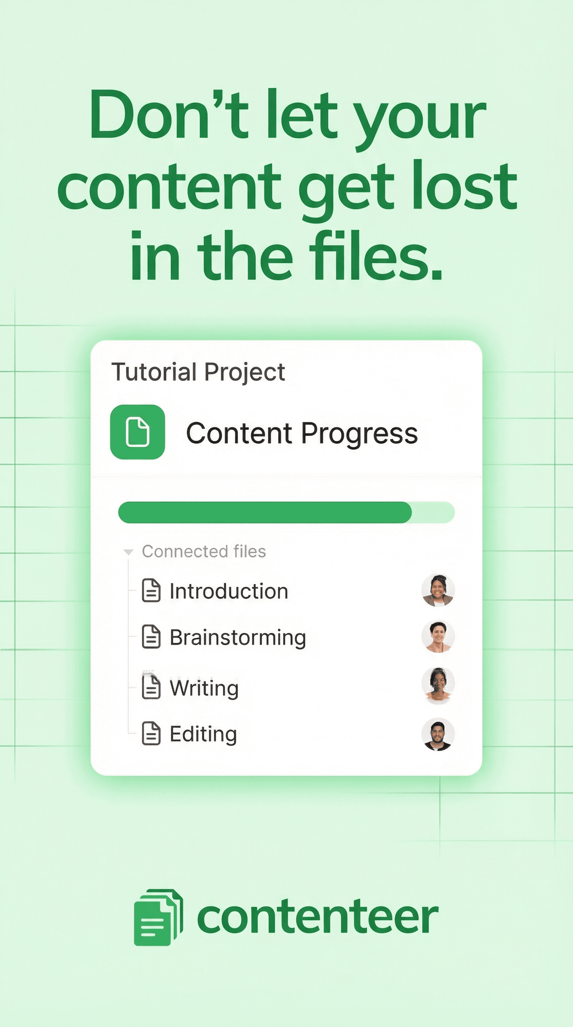 Portrait product ad created with AdDog