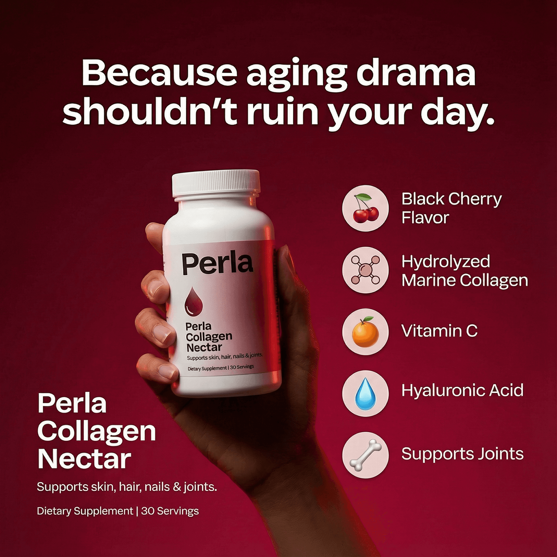 Perla Dietary ad created with AdDogs