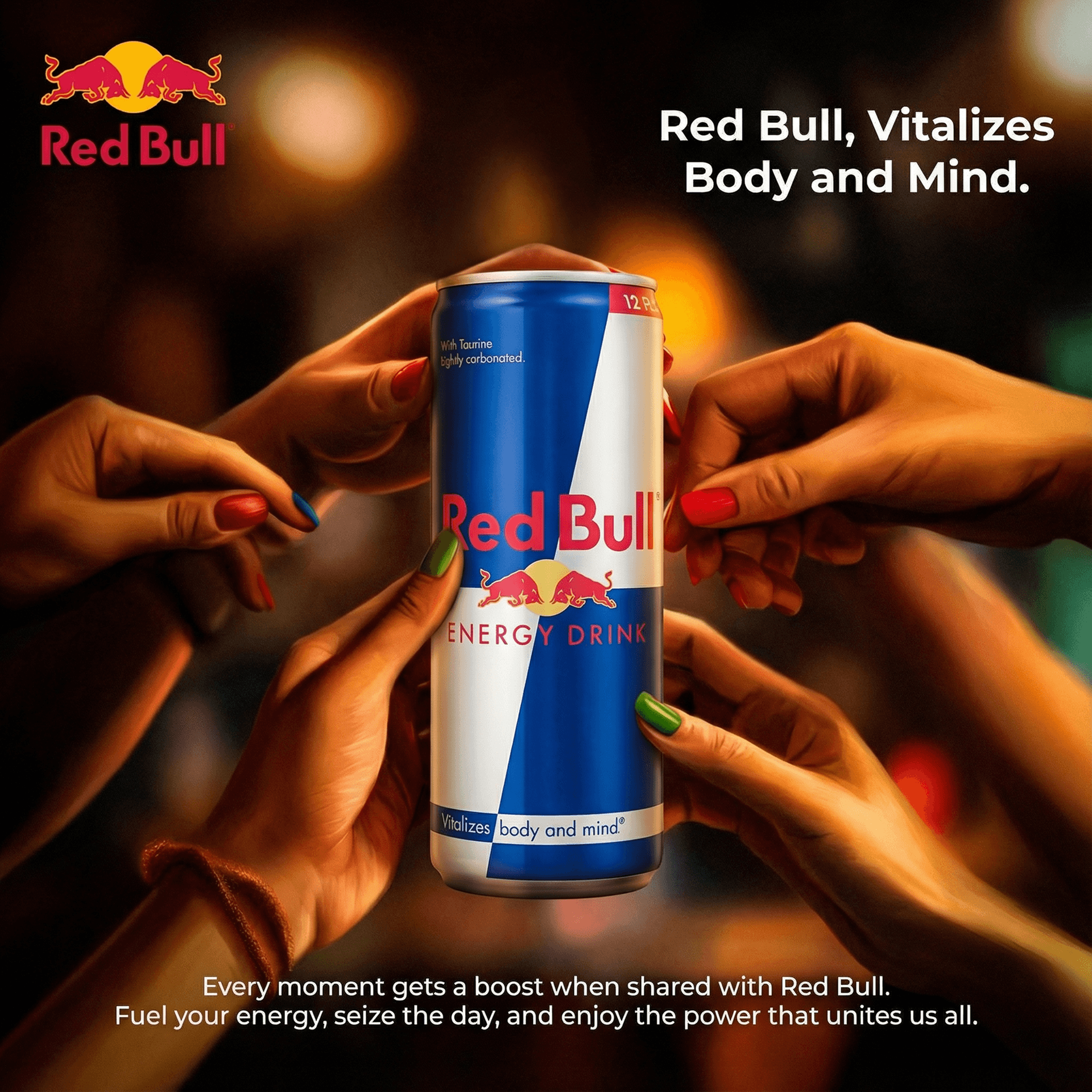Red Bull Energy Drink ad created with AdDogs