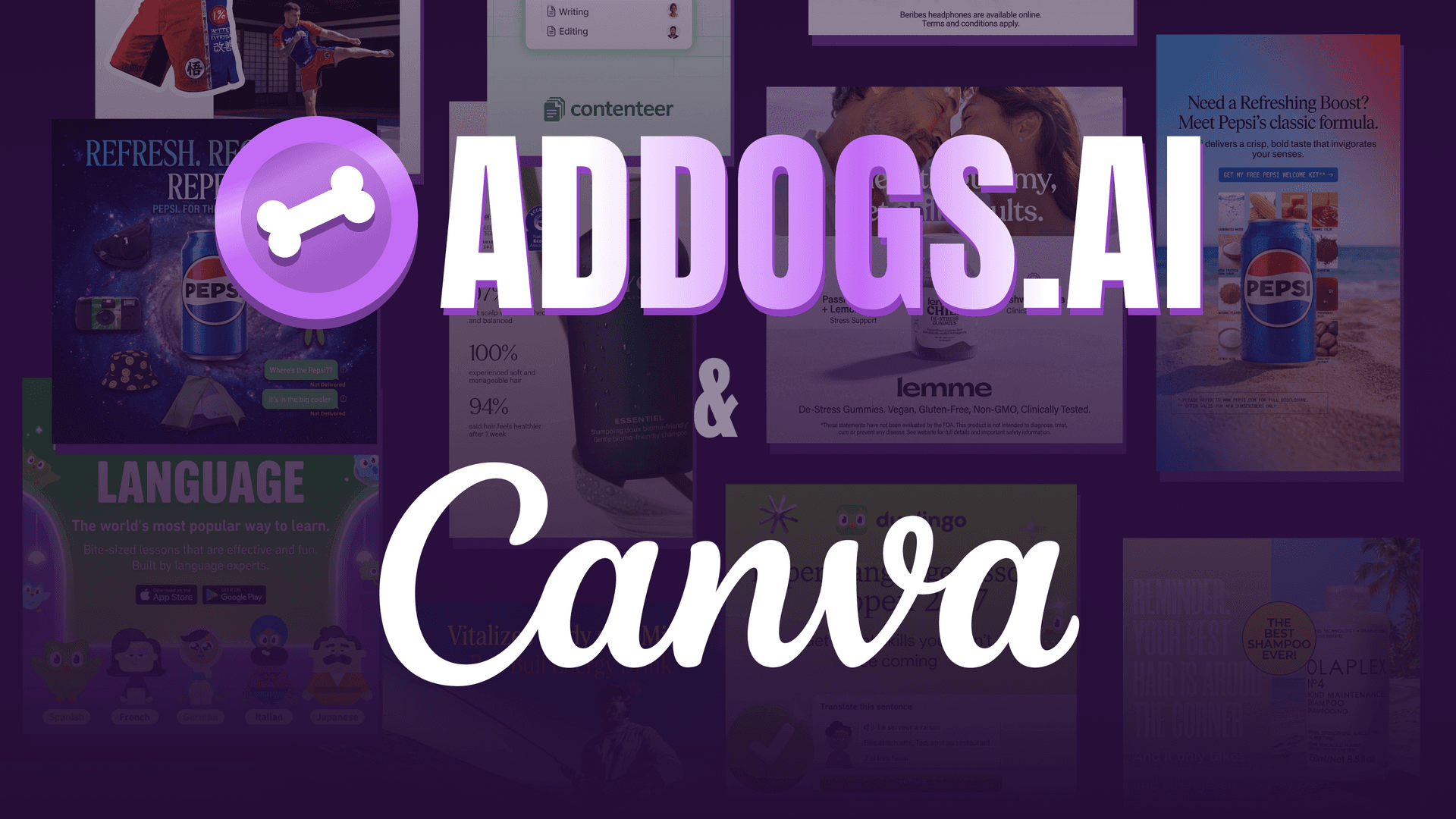 AdDogs & Canva for ad creation