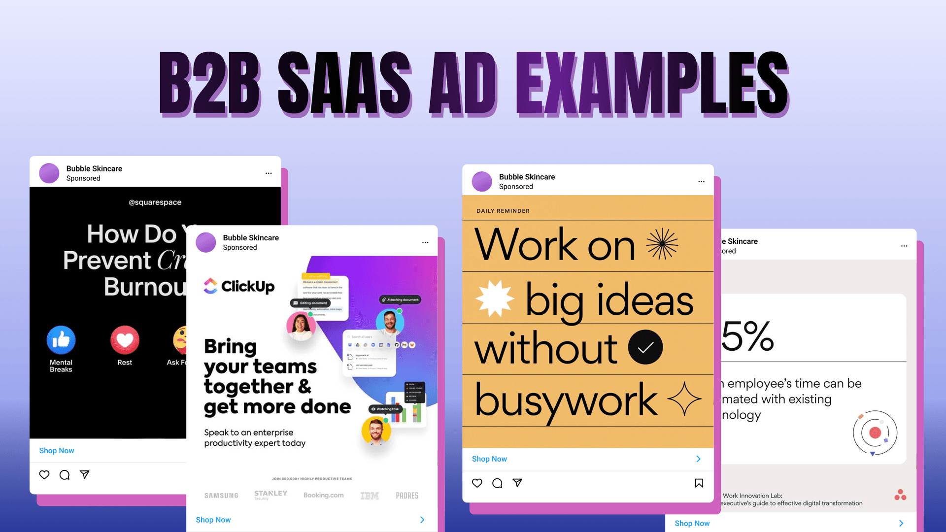 B2B SaaS ad examples: 18 real ads with receipts