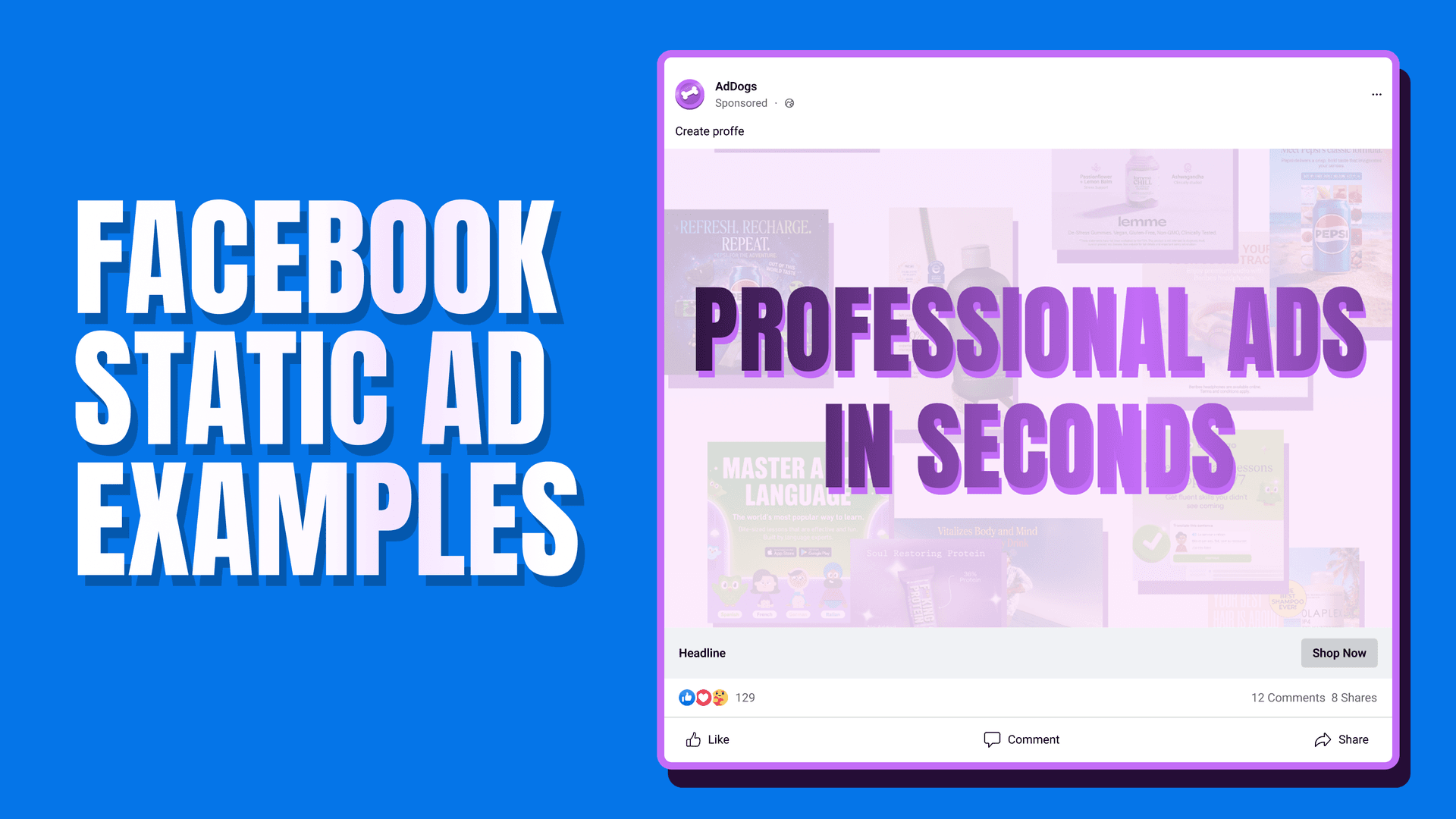 33 Facebook static ad examples that actually convert