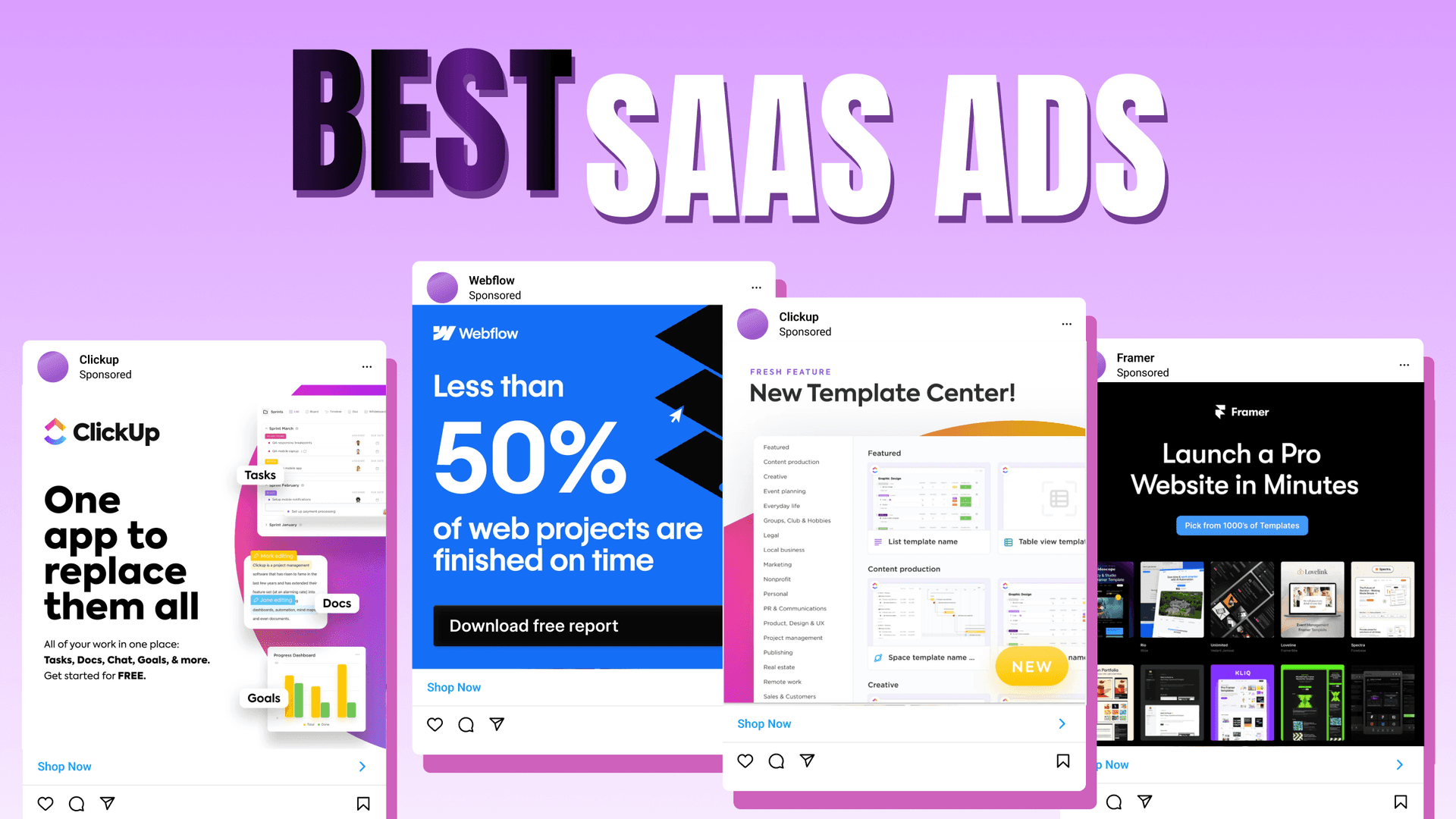 31 best SaaS ads in 2026: examples that convert